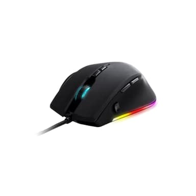 NEWSKILL Ratón Gaming habrok con Sensor óptico (16000 dpi), botón Lateral para Sniper e iluminación RGB.