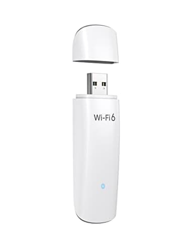 BrosTrend AX1800 Adaptador WiFi 6 Linux para Ubuntu, Mint, Debian, Kubuntu, Mate, Zorin, PureOS, Windows 11/10, USB WiFi Linux Inalámbrico Double Banda Antena WiFi USB Linux para PC y Raspberry Pi 2+