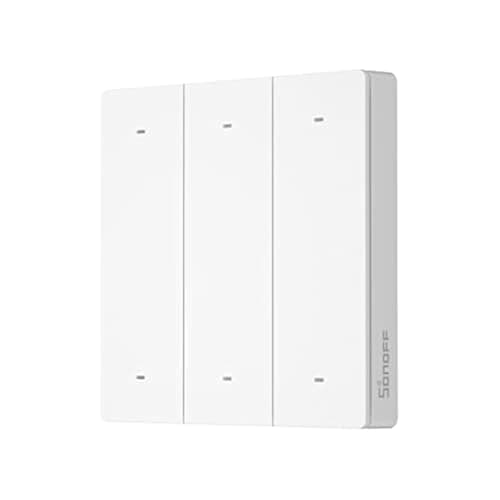 SONOFF Switchman R5W Controlador de Escena, Interruptor Inalámbrico, Funciona el Control Remoto de la Aplicación eWeLink, Utilizar con SONOFF M5/MINIR3 Smart Home (Batería Incorporada)
