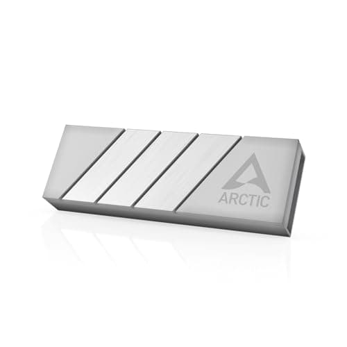 ARCTIC M2 Pro - Disipador térmico para SSD M.2 2280, con Almohadillas térmicas ARCTIC TP-3, Compatible con PC y PS5, para SSD de una y Dos Caras - Plata