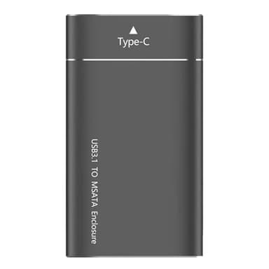 Disco duro externo portátil - 500 - Ultra delgado - Disco duro externo portátil USB para PC, ordenador portátil, almacenamiento de datos, escritorio, negro