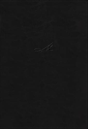 Nbla, Biblia de Estudio Macarthur, Leathersoft, Negro, Interior a DOS Colores, Comfort Print