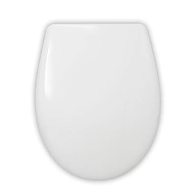 TAPA WC COMPATIBLE CON VICTORIA ROCA | FÁCIL INSTALACIÓN Y LIMPIEZA | BISAGRA ACERO INOX | MATERIALES DE CALIDAD | ASIENTO INODORO RESISTENTE AL RAYADO Y QUÍMICOS | BLANCO | 43 x 36 x 4,5 cm