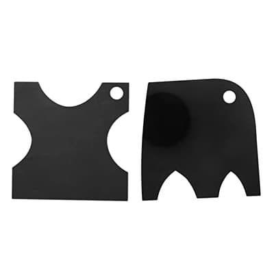 Zengxue Plantilla De Guitarra De Guitarra 2 Unids Acrílico Cuello En Forma De Plantillas Conjunto De Herramientas De Referencia De Reparación Herramientas luthier