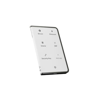 Ledger STAX - Billetera cripto de próxima generación con Pantalla táctil Segura E Ink Curva