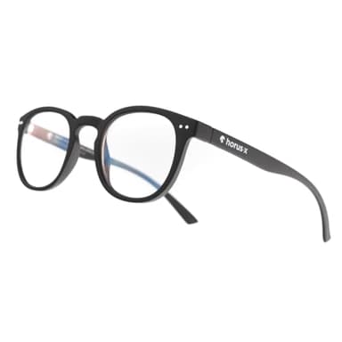 Horus X ® • Gafas Gaming Redondas • Gafas Para Ordenador Pantalla Anti Fatiga Fatiga Visual | Hombre y Mujer | URBAN Clear