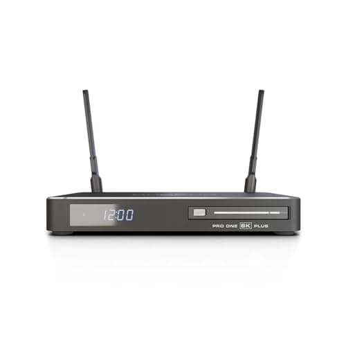 Dune HD Pro One 8K Plus | 8K UHD | Reproductor Multimedia | Android Smart TV Box | S928X | HD-Audio, HDMI, BT, WiFi6, 1Gbit, USB 3.0, 8GB / 64GB, Estante HDD, 8Kp60
