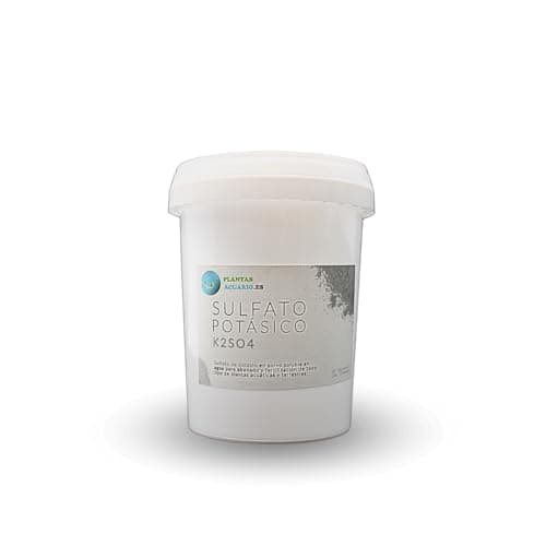 Sulfato de Potasio 250g, Abono Sulfato Potasico Fertilizante hidrosoluble para Plantas de Jardín y Acuario (K2SO4)