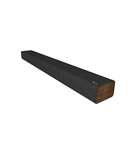 LG SP2 - Barra de Sonido, 100W de Potencia, 2.1 Canales, HDMI ARC, Bluetooth 4.0, USB, 4K Pass Through, AI Sound Pro, Amplia Conectividad, El Sonido Absoluto, Color Negro