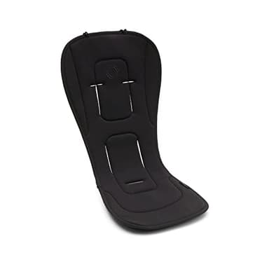 Bugaboo Colchoneta Doble Confort para carritos, Comodidad para todas las estaciones, Ajuste mejorado, Compatible con todos los carritos Bugaboo, Reversible, Malla 3D supersuave, Midnight Black