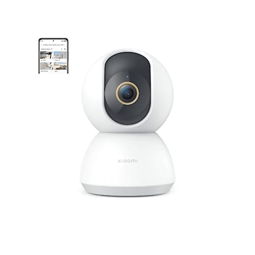 Xiaomi Smart Camera Interior C300 Blanco 2K (1296P), Rotación de 360°, Visión Nocturna en Color, Detección de Personas, Llamadas bidireccionales, Cifrado de Datos