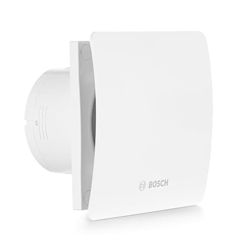 Bosch Ventilador de Baño 1500 W 100mm - Para Ventilar el Baño y el Aseo Contra la Humedad y el Moho - con Activación por Interruptor de Luz - 100 mm de Diámetro