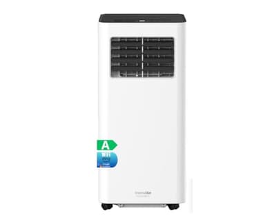 UNIVERSALBLUE Aire Acondicionado Portátil Silencioso | Pingüino con WIFI con Alexa y Google | Climatizador 2300 Frigorías | Función Deshumidificador | 9000BTU| Hasta 32m2