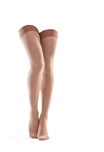 Medias de compresión graduadas médicas (23-32 mmHg, Clase 2) para mujeres hombres Prevención de la TVP, venas varicosas y arañas, reducción de la hinchazón Anti-trombosis Beige X-Small