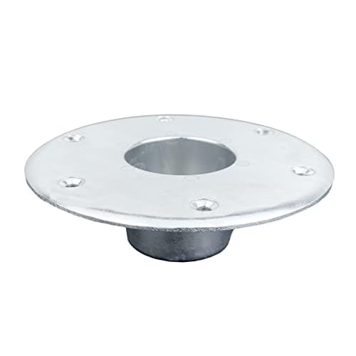 GATE14® Base de Soporte de Mesa en Aluminio para Pata Ø 60 mm, Fijación al Suelo