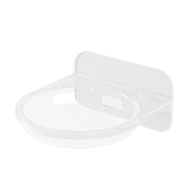 brooksnaji Soporte para monitor de pared, estante porta cámara | de soporte redondo Estante de soporte de pared - Estante de pared sin agujeros Estante flotante para monitor ahorra espacio