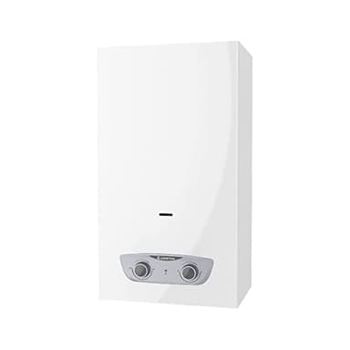 Ariston Fast RX - Calentador de Agua ONM 11L/min Bajo Consumo, Calentador Gas Natural Atmosférico con Regulación Mecánica 25.5x31x61.7 cm - Fabricado para Instalación en España