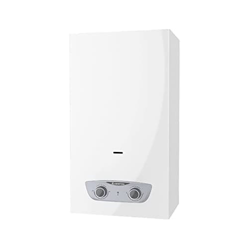Ariston Fast RX - Calentador de Agua ONM 11L/min Bajo Consumo, Calentador Gas Natural Atmosférico con Regulación Mecánica 25.5x31x61.7 - Fabricado para Instalación en España, Eficiencia A Rango (A+/F)