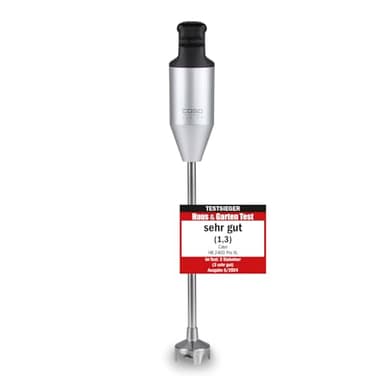 CASO HB 2400 Pro XL - Batidora de mano con accesorios, potente batidora de mano para mezclar, mezclar, batir, triturar, triturar, picar, varilla de acero inoxidable extralarga (29 cm), potente 24.000