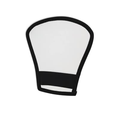 Reflector de Flash Plateado/Blanco para Nikon, Canon, Sony, Yongnuo, Speedlite