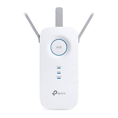 TP-Link RE550 - Mesh AC1900 Repeater, dual band WiFi, 1300Mbps/in 5GHz + 600Mbps/in 2.4GHz, WiFi amplifier, APP control, compatible with all WiFi devices, Cranberry