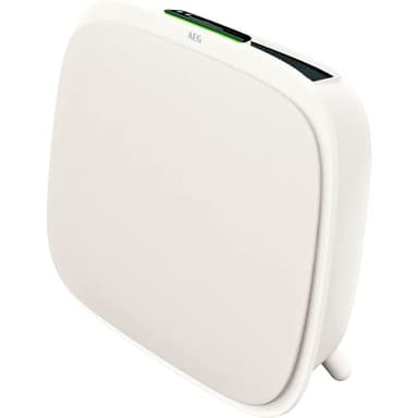 AEG AX51-304WT Purificador de Aire con Filtro Anti Bacteriano - Elimina 99,9% Bacterias del Aire, Hasta 59m2, APP WiFi, Pantalla LED, Modo Automático, Silencioso - Blanco