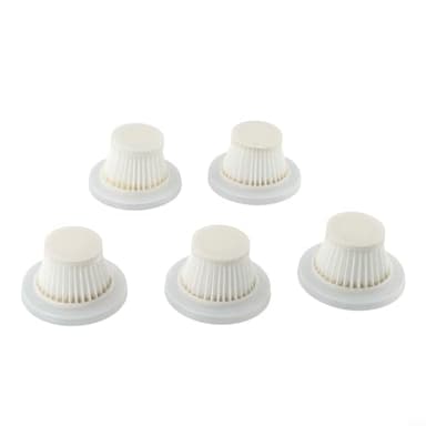 Filtros fiables para aspiradora de coche, accesorios de microfiltro inalámbricos Portabe, mejoran el aire (5 piezas)
