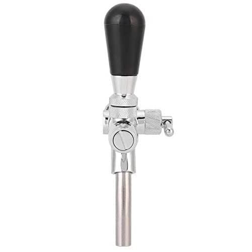 Nikou Grifo de cerveza - Grifo de barril de cerveza de barril ajustable, grifo Cerveza de Barril con Control de Flujo de Líquido de Bloqueo de Bola