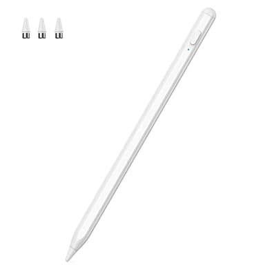 Zspeed Lápiz para Tablet con Magnética Compatible con iPad/iPad Pro/iPad Air/iPhones/Huawei y Otro Tabletas, iPad Pencil para Dibujar, Escribir（con 3 Puntas de Repuesto）