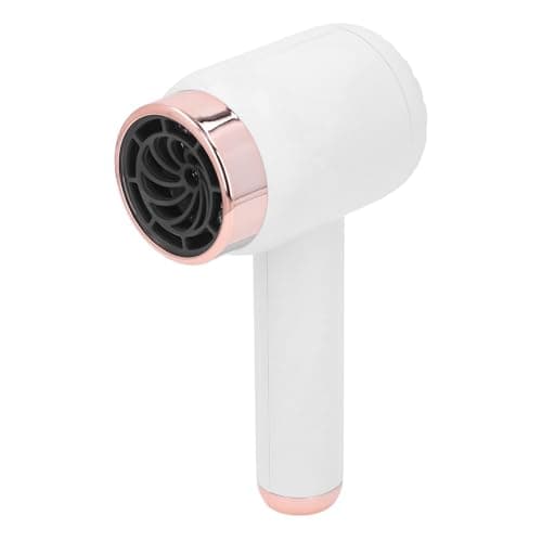 Fockety Secador de Pelo Portátil para Viajes, Secador de Pelo Inalámbrico de Modo Dual Frío Caliente, Secado Rápido USB, Ligero y Silencioso, Mini Secador de Pelo con Batería de 1500 MAh