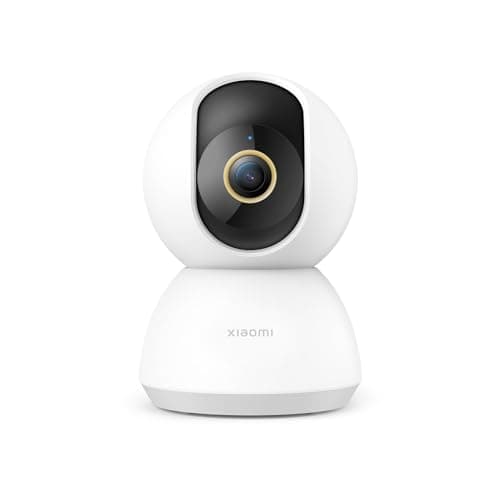Xiaomi Smart Camera C300 - Cámara de vigilancia con resolución 2K, 360°, Apertura F1.4, visión Nocturna, detección de Movimiento con IA, admite Tarjeta SD, Blanco (Versión ES + 3 años de garantía)