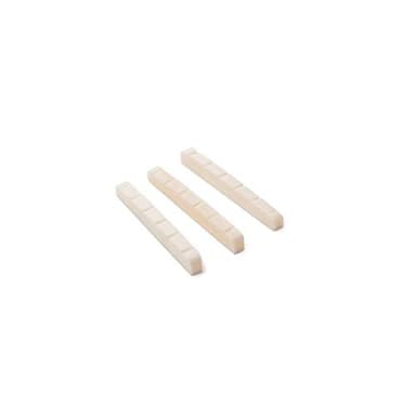 Alnicov - Cejuela de hueso pura sin blanquear para guitarra eléctrica Strat Tele 42 x 3,5 mm