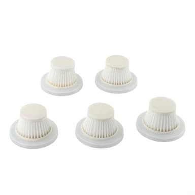 Juego de microfiltros inalámbricos para aspiradoras de coche, soluciones efectivas para capturar el polvo fino y mejorar el flujo de aire (5 piezas)
