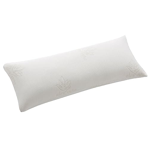 Donegal Collections - Almohada Viscoelastica 135 Aloe Vera - Almohada 135 cm, Copos 100% Viscoelasticos Tejido Strech Aloe Vera, Firmeza Media-Alta, Termoregulable, Antiácaros, Fabricado en España