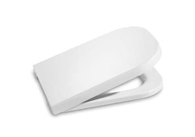 Roca A80147000B Asiento y Tapa Supralit, The Gap Square, Caida Libre, Color Blanco
