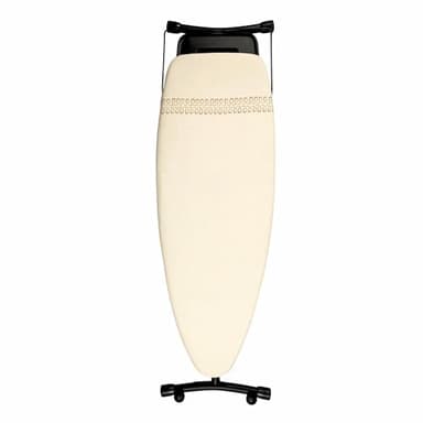 Tabla de Planchar StarBigVIP | Área Planchado 130x47 cm | Patas Antideslizantes | Protector de Suelo | Ruedas fácil traslado | Soporte Plancha Deslizante | Muy Estable | Altura Regulable 98 cm