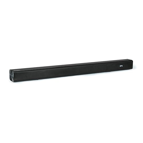 METRONIC 477591 - Barra de Sonido Bluetooth v5.3 para PC o TV, 90W, Estereo 2.0, Tomas Audio TV, USB, AUX, óptica, Montaje Mural, Mando a Distancia