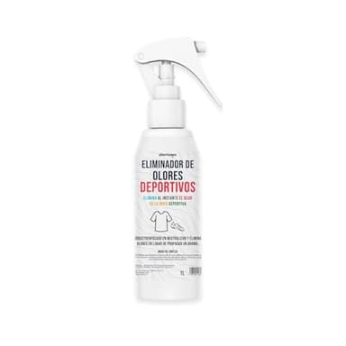 Eliminador de Olores Deportivos 1L.Neutralizador de olores deportivos de ropa y calzado.Eliminador de olores textil por actividad física.Absorbe olores rápido,Spray quita olores, Desodorante