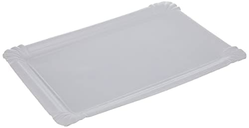 García de Pou 320.15 Bandejas Pastelería Medianas, 30 x 21 cm, Set de 125, Blanco