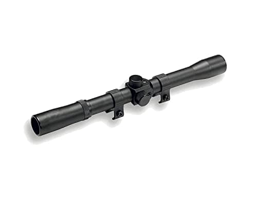 Visor Outletdelocio. Mira telescópica 4x20. Para carabinas de aire comprimido. Monturas para carril de 11mm incluidas. Especial para tiro deportivo