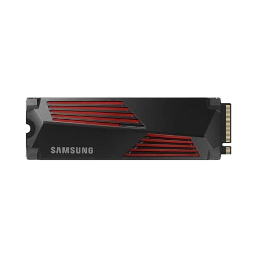 SAMSUNG - 990 PRO - SSD interno - 1 TB - Con disipador - PCIe 4.0 - NVMe 2.0 - M2 2280 - Hasta 7450 MB/s (MZ-V9P1T0GW)