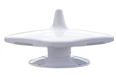 Blugy Antena TV para Caravana Exterior Omnidireccional Amplificador DVB-T/DVB-T2/FM/DAB TDT con Soporte de Montaje