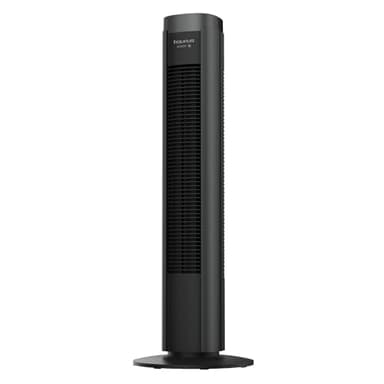 Taurus - Ventilador de torre New Babel 50W, Altura 86cm, 3 velocidades, Timer 2h, Auto Off, Función oscilante, Base antideslizante, Selectores giratorios, Gris