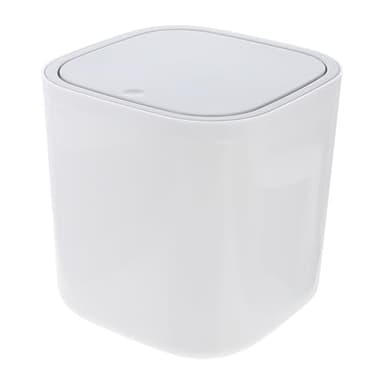 Alipis 1 Pc bote de basura pequeño mini desperdiciar papelera de oficina doble Papelera color aleatorio Basurero práctico Bote de basura versátil cubo de basura polivalente páginas