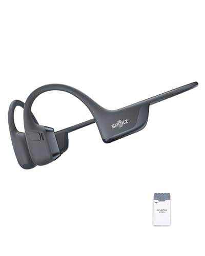 SHOKZ OpenRun Pro 2 Auriculares Deportivos de Conducción Ósea, Inalámbricos Bluetooth 5.3, Micrófonos con Cancelación de Ruido, Resistente al Agua IP55, 12h Reproducción, Carga Rápida USB-C, Negro