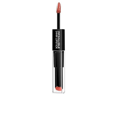 L'Oreal Paris Make-up Designer Pintalabios Infalible 24 h Permanente, Color Nude 312 Incessant Russet, 26 g (Paquete de 1)