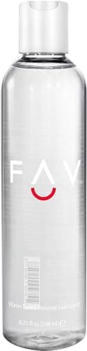 Lubricante a base de agua FAV, gel lubricante natural personal de lujo para hombres, mujeres y parejas, lubricante sexual natural de 244 ml