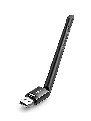 UGREEN Adaptador Bluetooth 5.3 Antena de Alto Rango para PC Windows 11/10/8.1 USB Dongle Compatible con Mouse Teclado Auriculares Teléfono Controlador PS5
