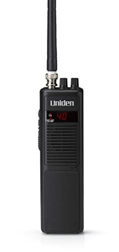Uniden PRO401HH Professional Series - Radio CB de Mano de 40 Canales, Potencia de 4 vatios con Interruptor de Potencia Alta/Baja, cancelación automática de Ruido, Clip para cinturón y Correa incluida