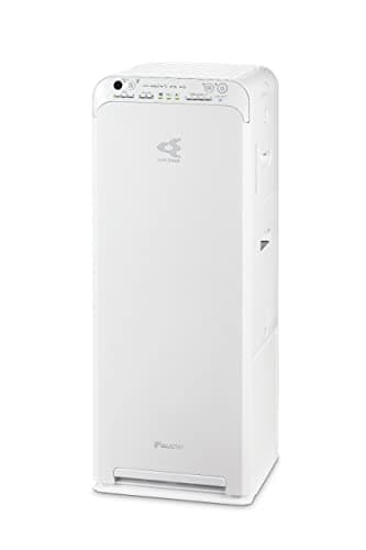 Daikin Purificador de Aire y Humidificador - con Filtro HEPA - Eliminador de Virus, fiebre del Heno, Polen y Polvo - Tecnología Flash Streamer - Monitoreo de la Calidad del Aire - Hasta 82m² - MCK55W